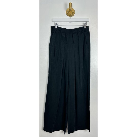 Free People Black Wide-Leg Trousers - Picture 4 of 15
